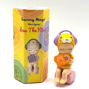 New Sonny Angel Jazz Mini Figure, Love the Music Series, Open Box